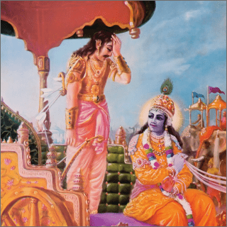 When Arjuna saw all different grades of friends and relatives, he became overwhelmed with compassion.